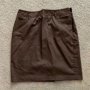 NYCC brown pencil skirt SZ 14